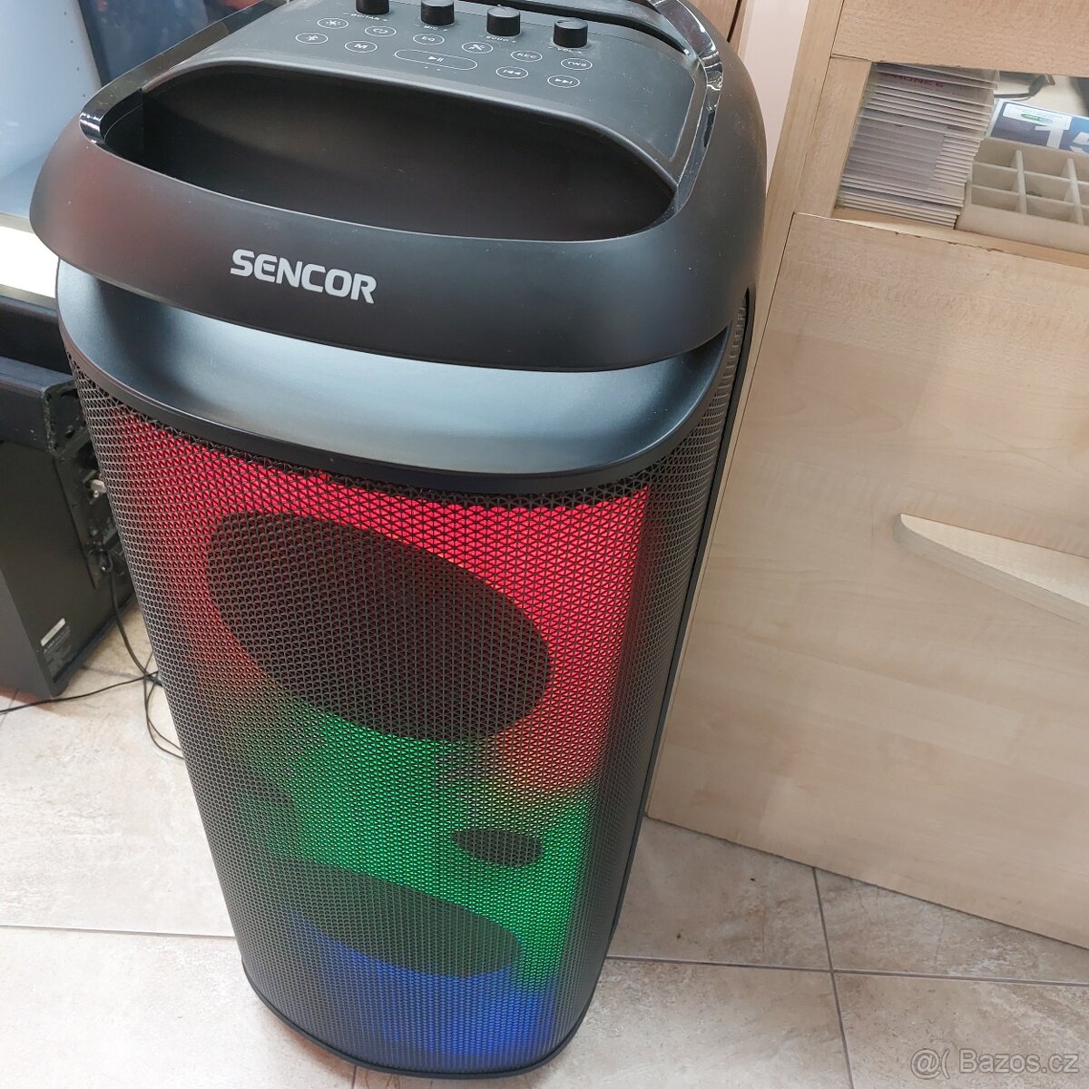 Reproduktor Sencor Partycon Boost, 250 W, mikrofon