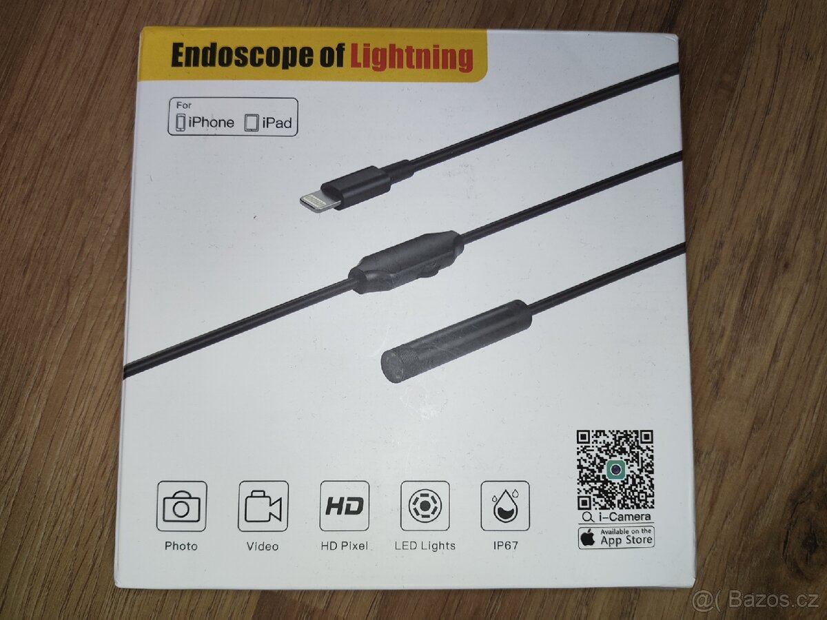 Endoskopická kamera pro Apple