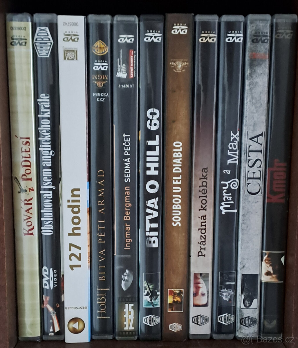 Různé filmy na DVD
