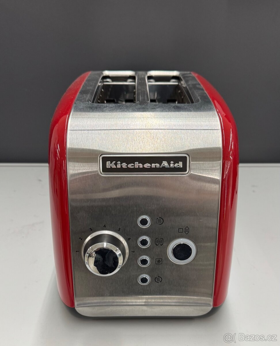 KitchenAid toustovač 5KMT221EER červený nový