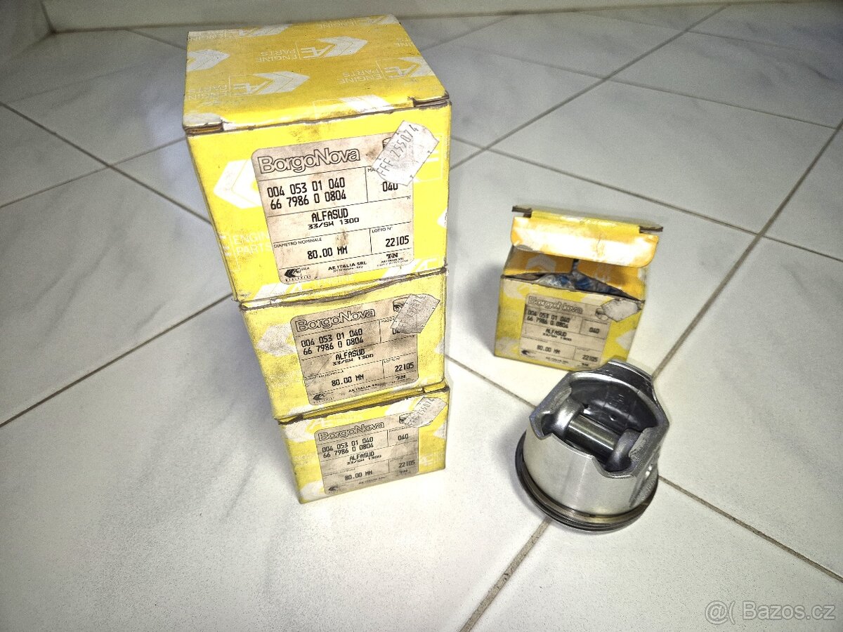 VÝBRUSOVÉ PÍSTY NA ALFA ROMEO