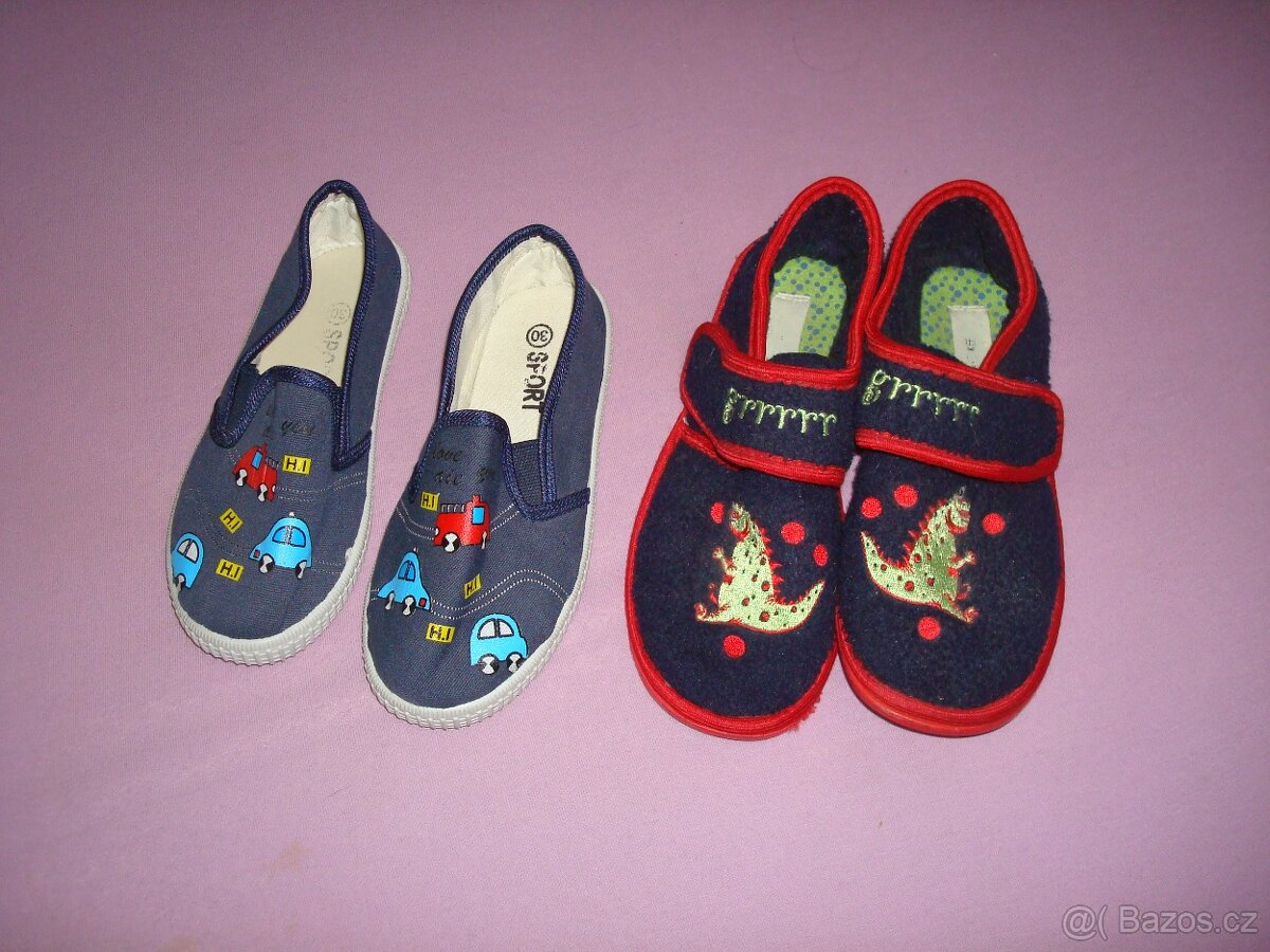 Bačkory vel. 31, 30