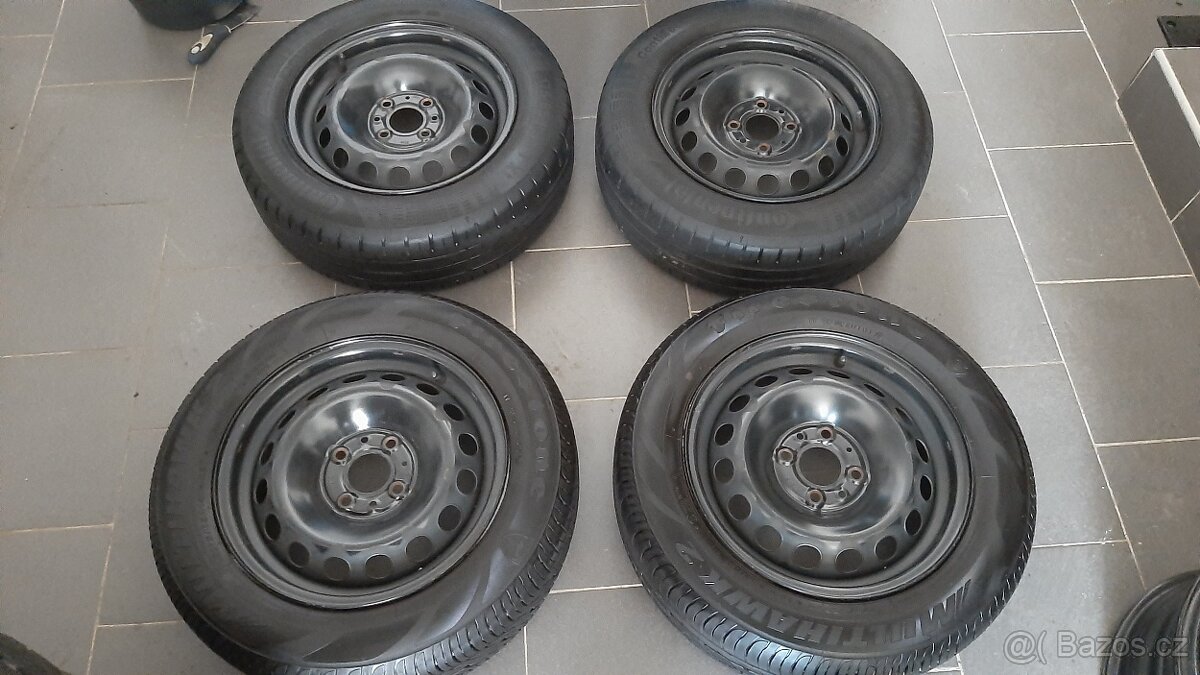 Disky-pneumatiky letní -Fiat 500-Panda-Punto