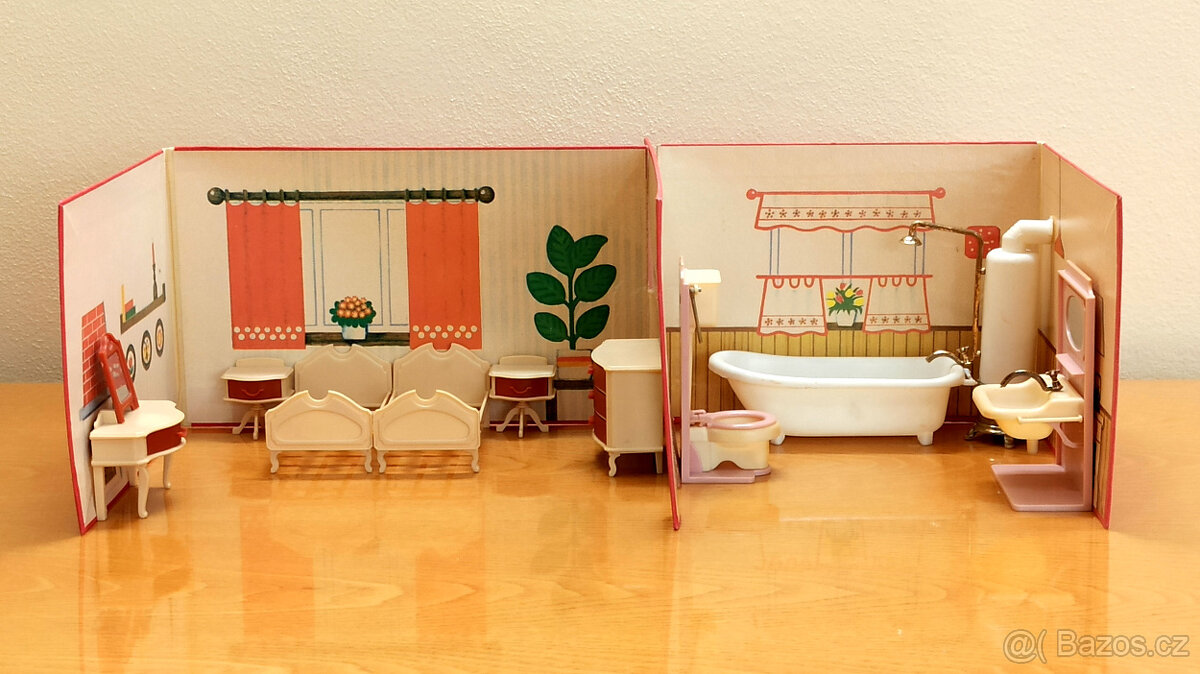 Ložnice a koupelna pro panenky
