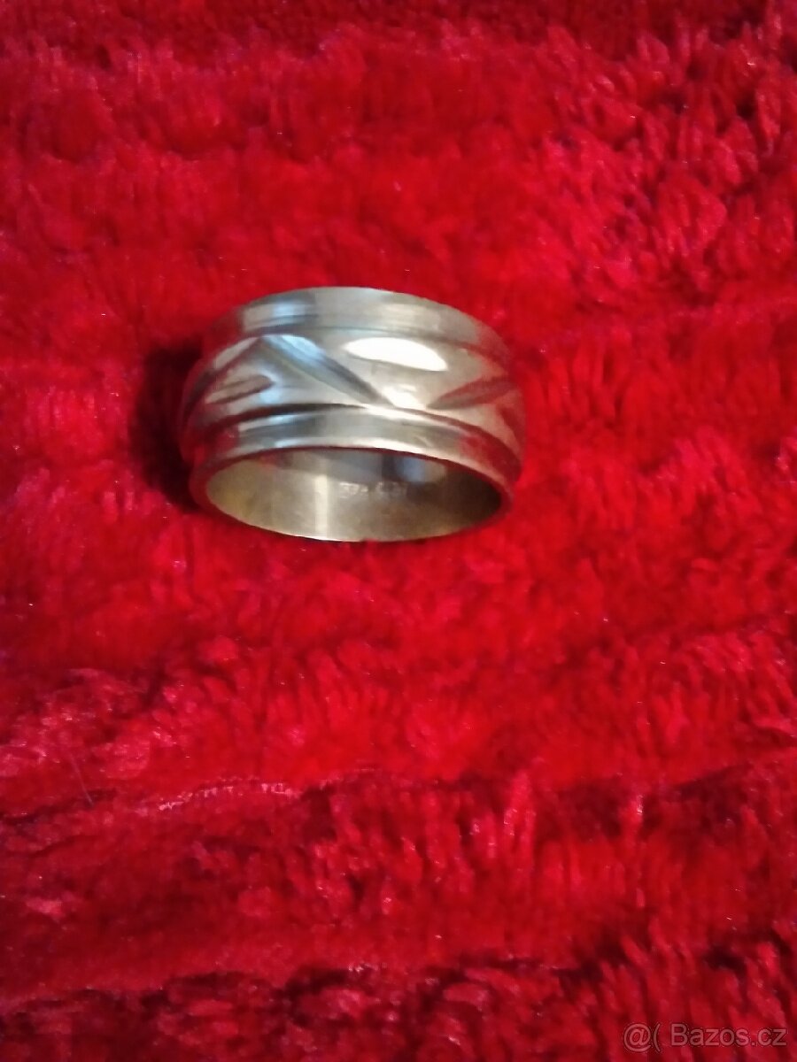 Pánský mosazný prsten