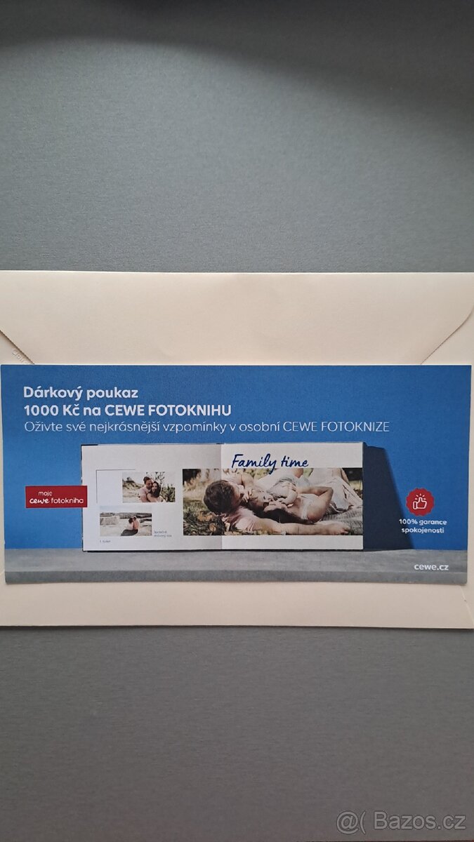 Dárkový poukaz na CEWE fotoknihu v hodnotě 1.000,-Kč