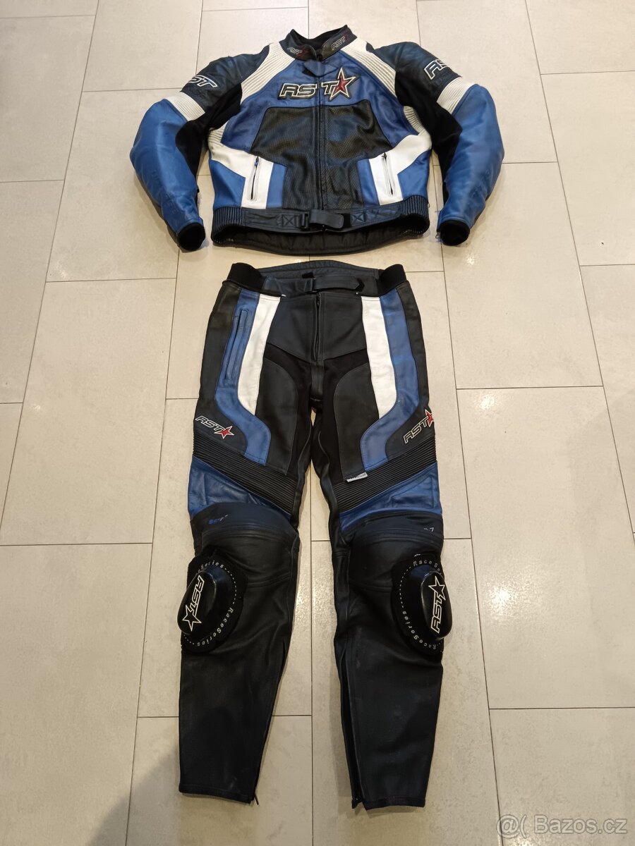 RST SRT Voltage -Pánská kožená moto kombinéza, dvoudílná