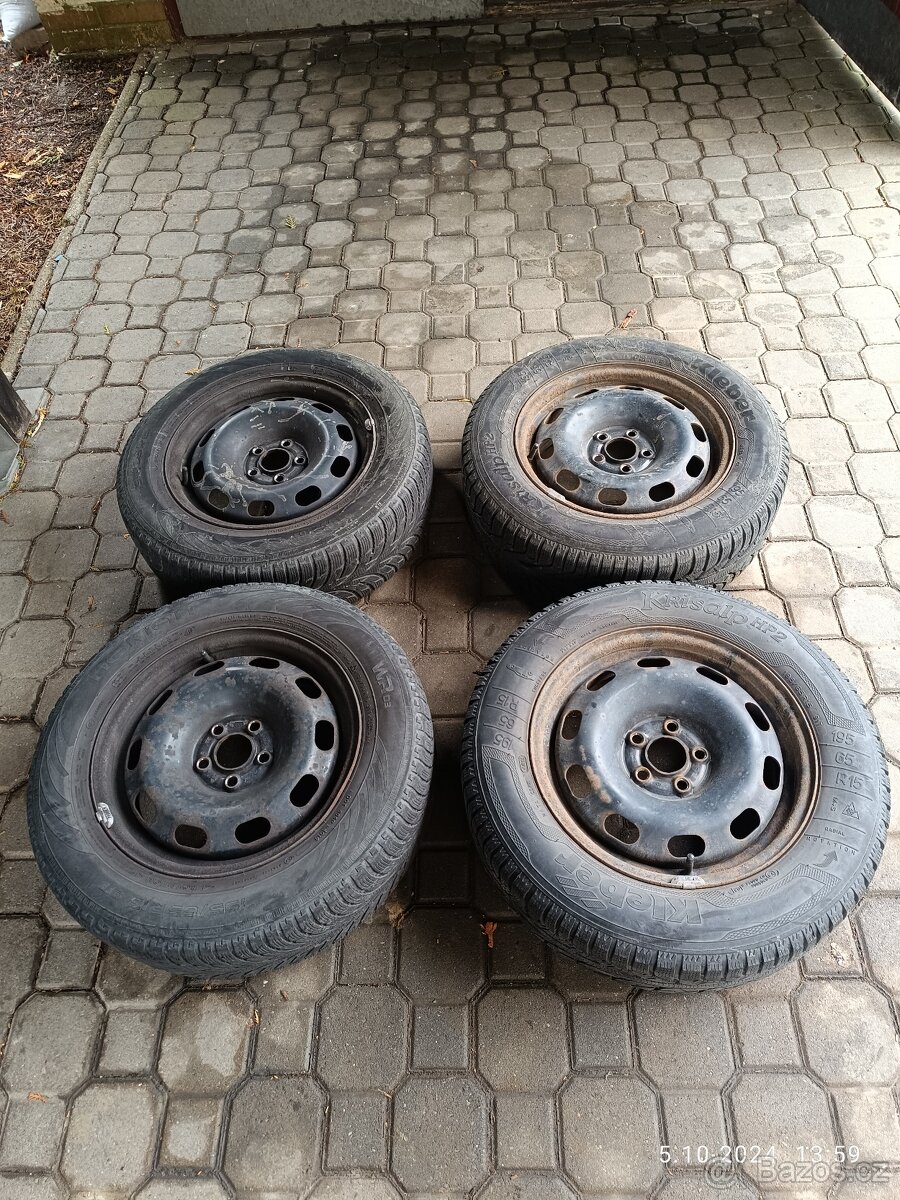 zimní pneu+disk Škoda Octavia I 195/65 R15
