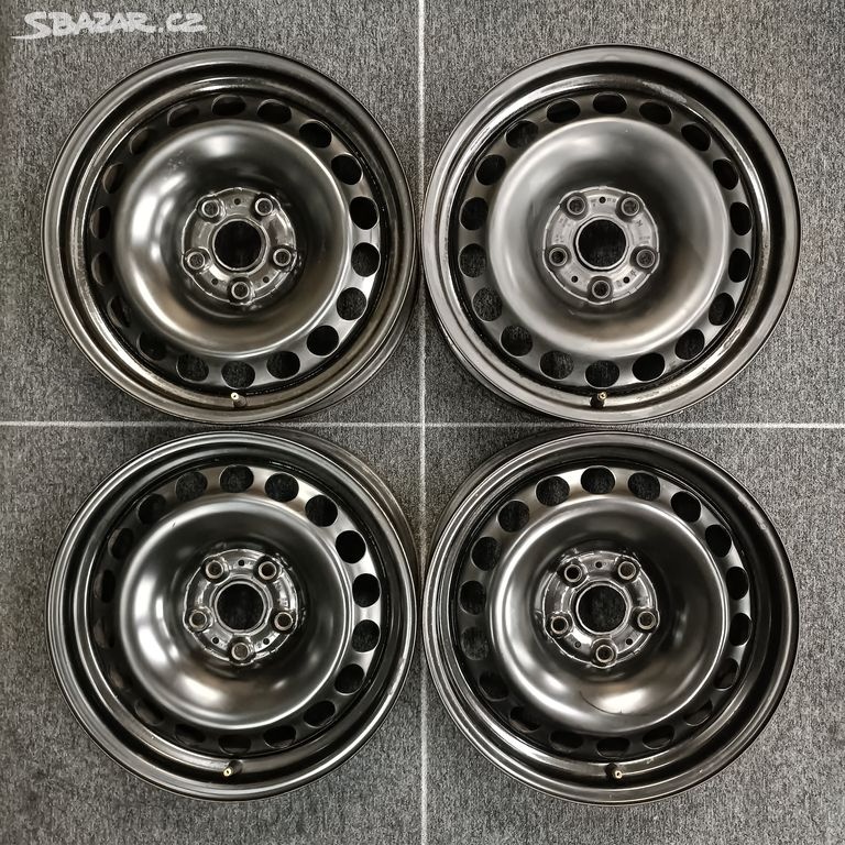 Plechové disky 5x112 ET33 6,5Jx16 57,1 Sharan