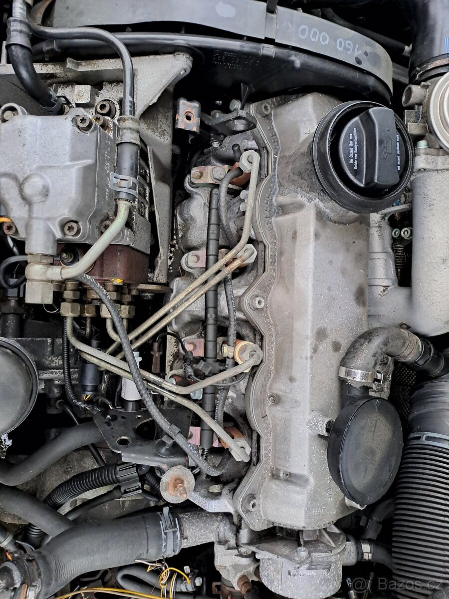 Motor 1.9 tdi 66kw kod ALH alh 5KVALT PŘEVODOVKA