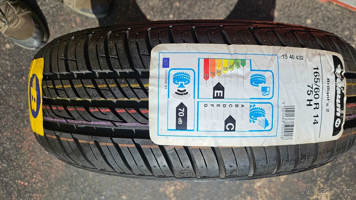 Barum Brillantis 2 165/60 R14 75H letní pneumatika nová