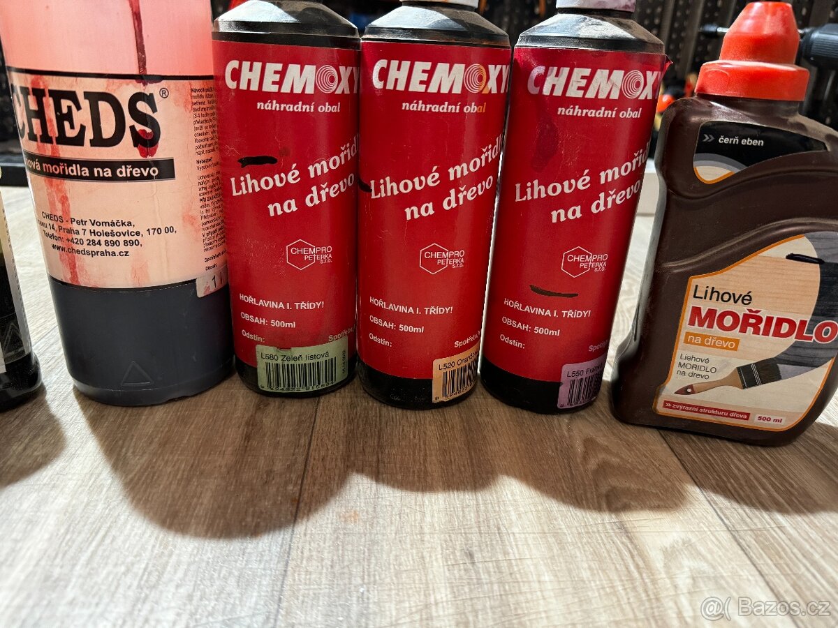 Lihové mořidlo, více druhů