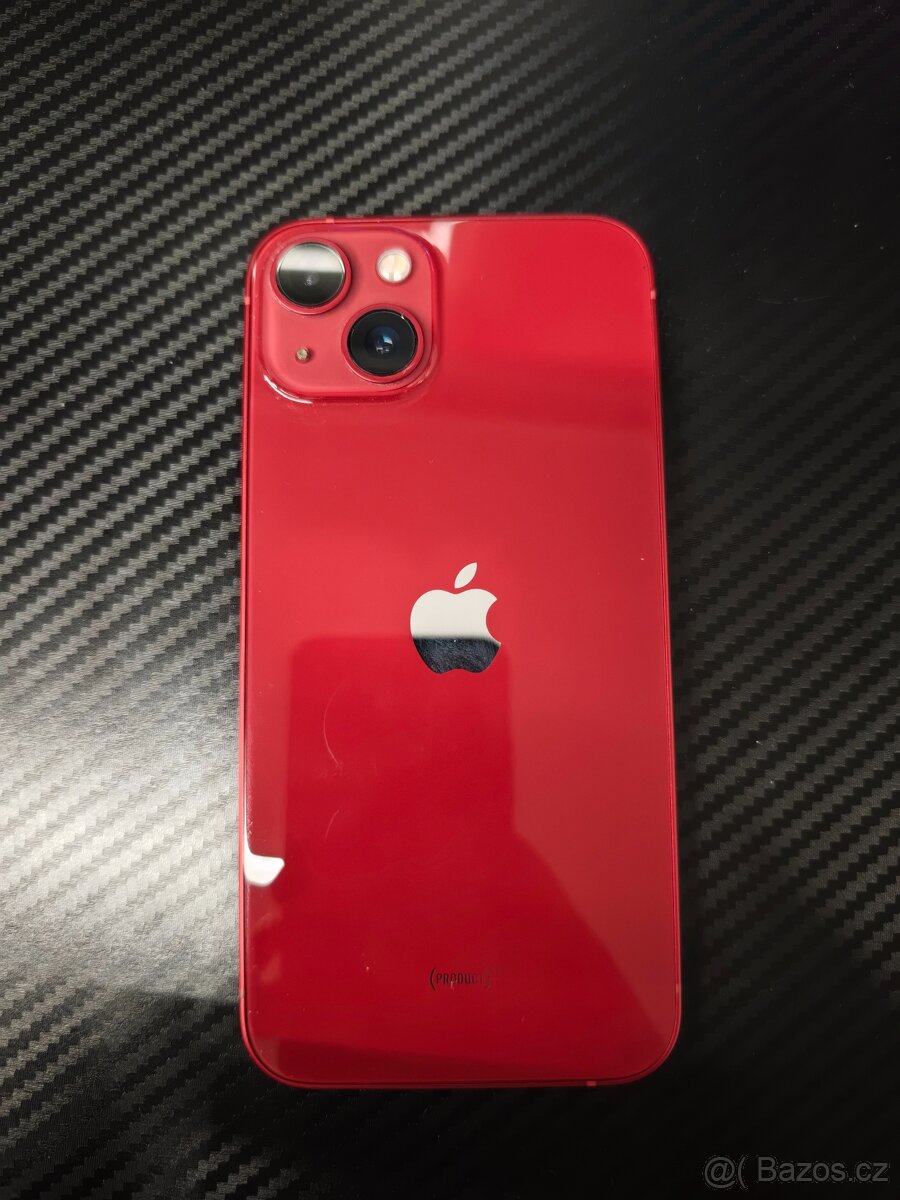 Prodám iPhone 13 128GB (PRODUCT)RED – Krásný stav
