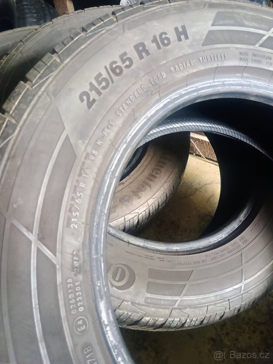 Letní pneu 215/65-16 Continental