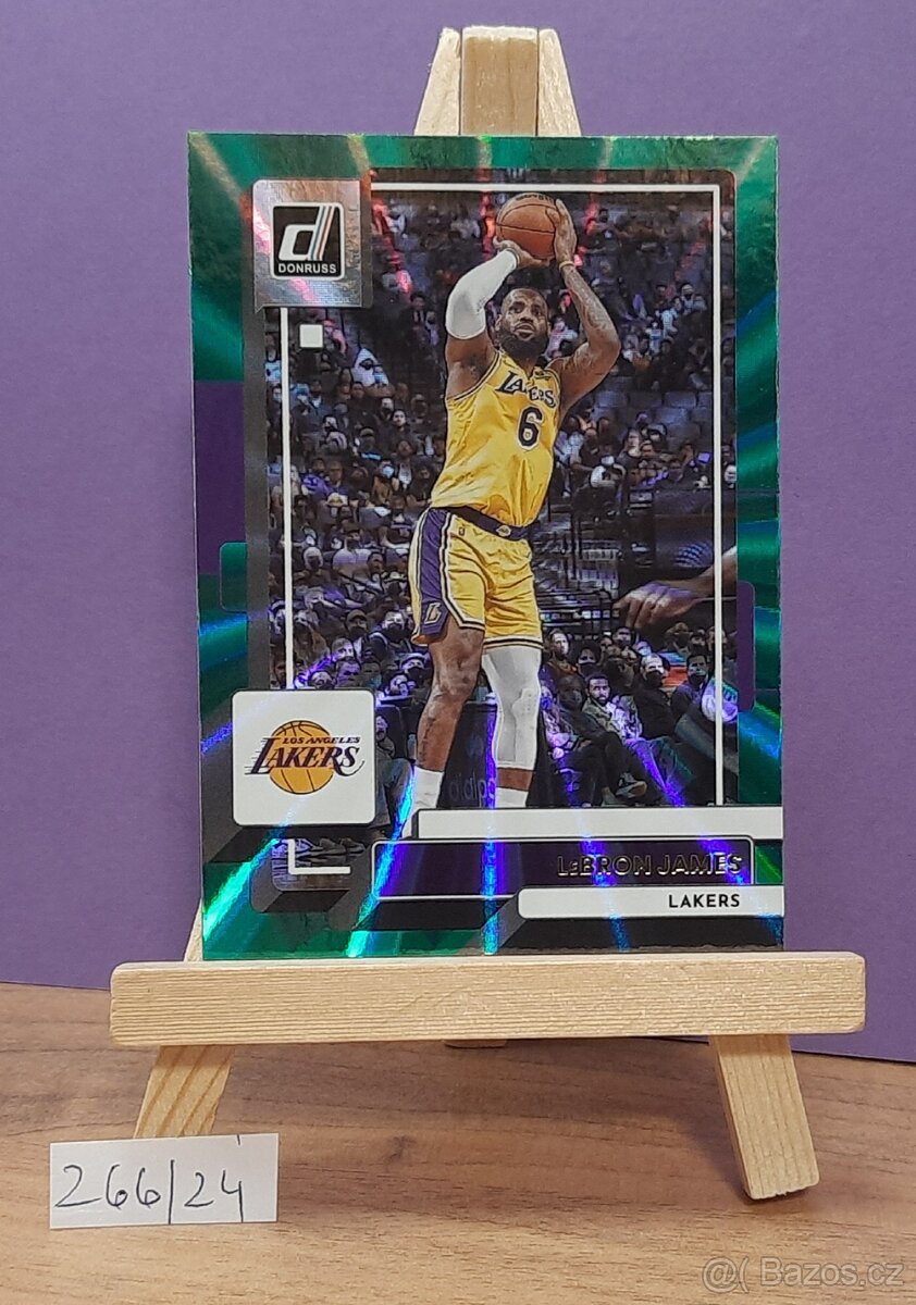 LeBRON JAMES 2022 Green LOS ANGELES LAKERS ( 266