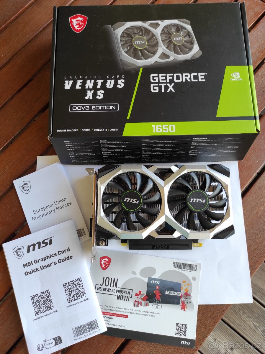 MSI GeForce GTX 1650 D6 VENTUS XS OCV3