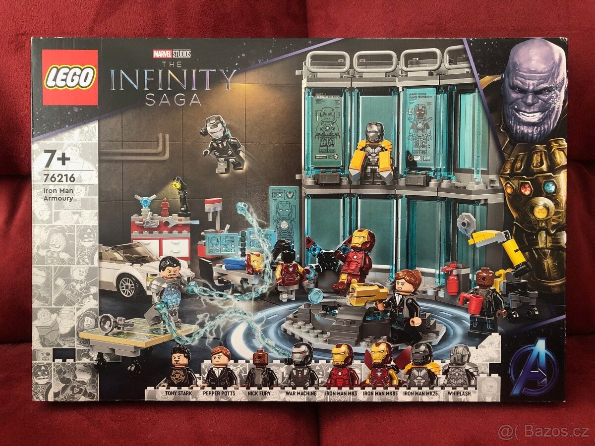 LEGO 76216 Zbrojnice Iron Mana - Bez figurek
