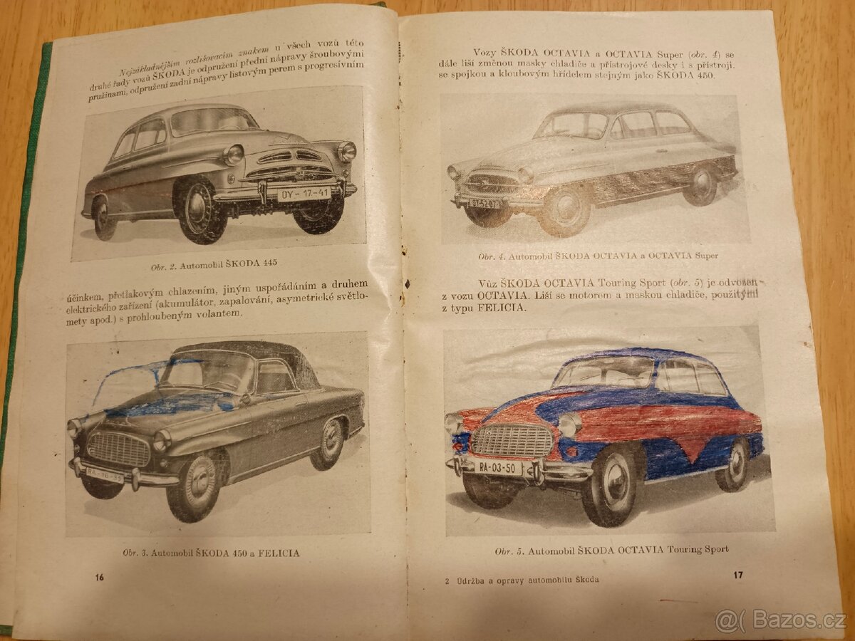 Octavia/Felicia/Spartak-Údržba a opravy automobilů Škoda