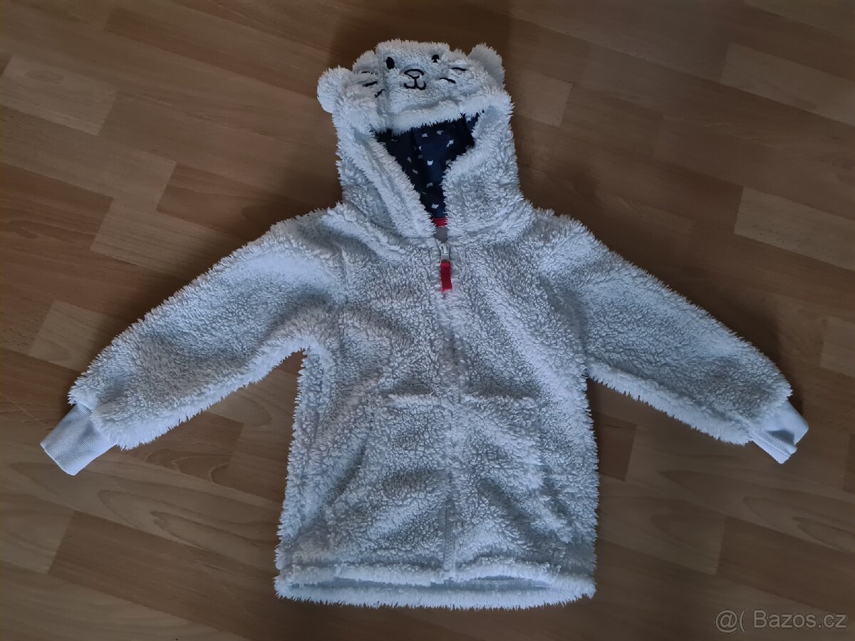 Mikina s kapucí a oušky Kiki & Koko, vel. 104 (3-4 roky)