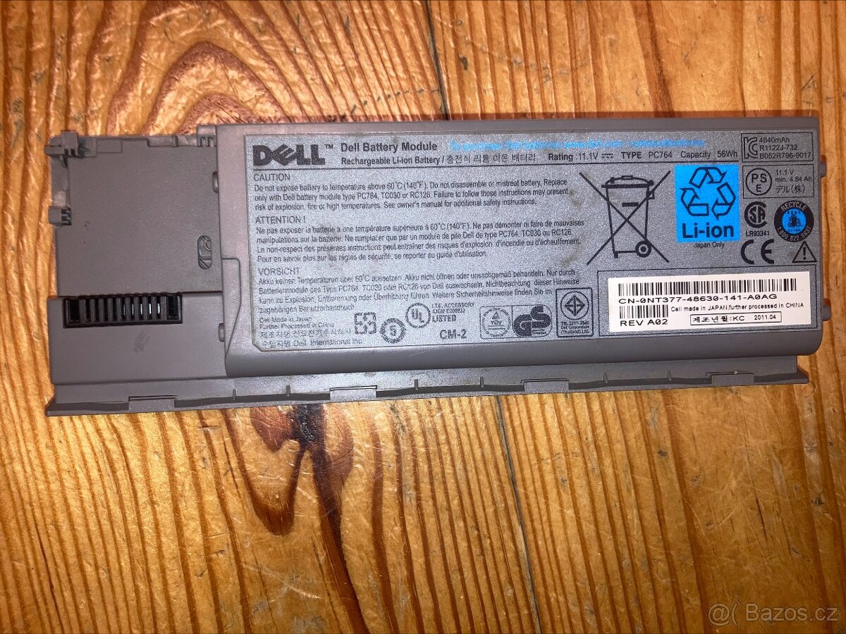 Dell PC764 baterie 56Wh Li-ion 11,1V články