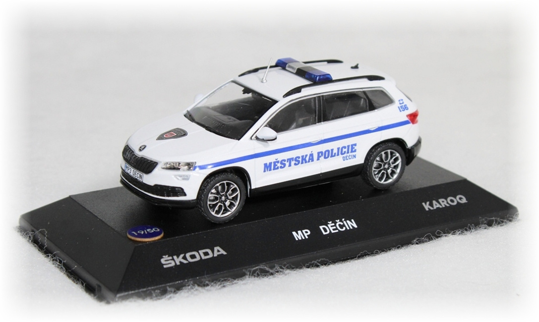 Škoda Karoq Městská policie Děčín „2017”
