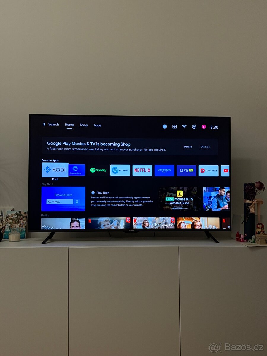 Smart TV, 4K UHD, 50 inch (127cm), COOCAA 50S6M