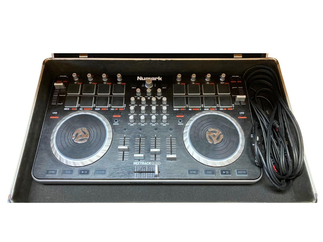 Numark Mixtrack Quad Four Deck USB DJ Controller with Integr