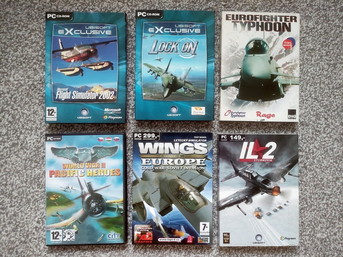 PC hry staršího vydání v super stavu 2