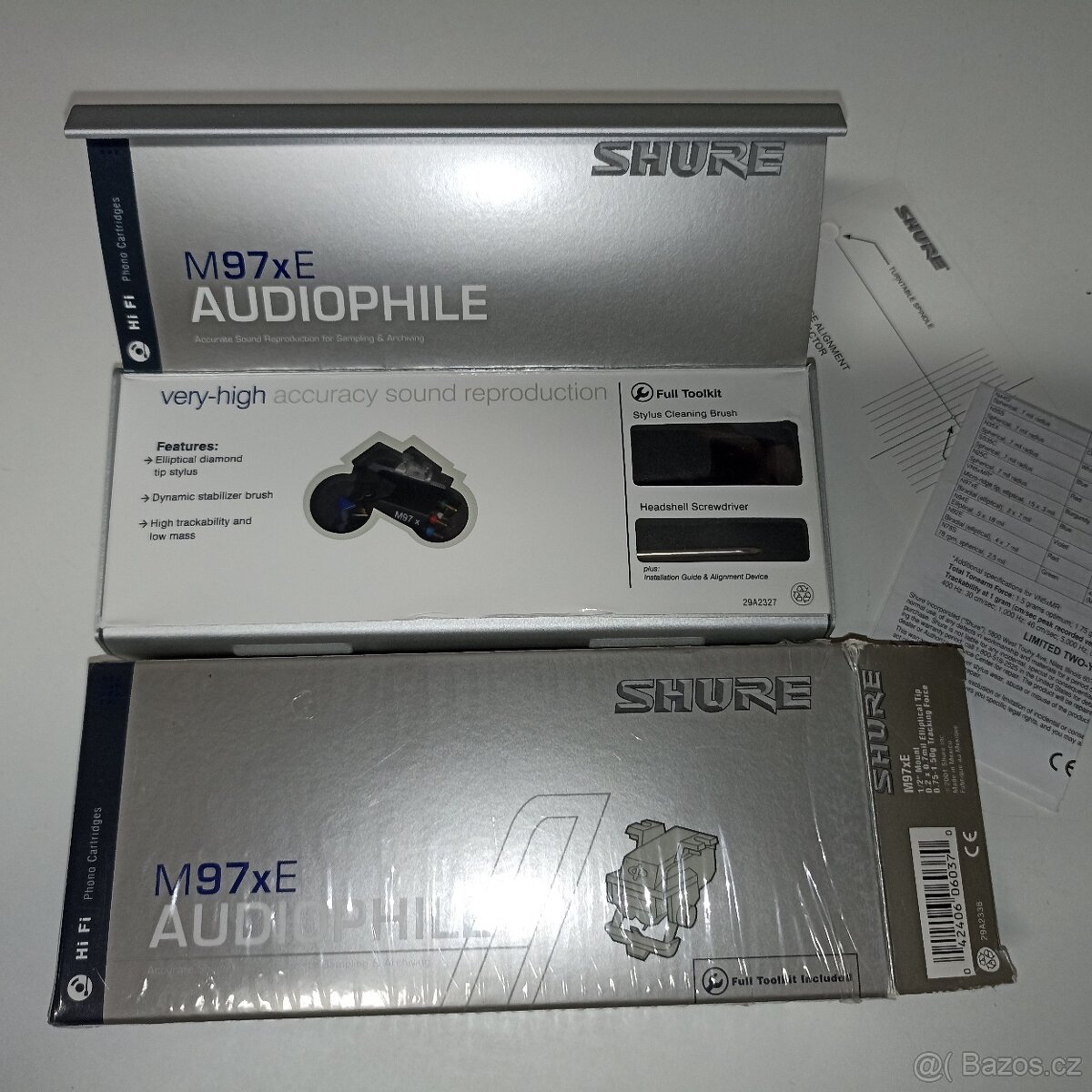 Shure M97xE audiofilská přenoska