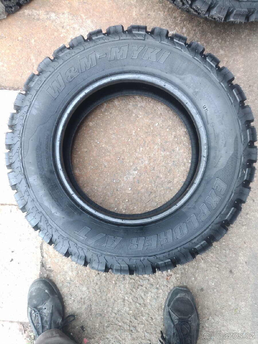 Nové pneumatiky vzorek AT 245/70 R16