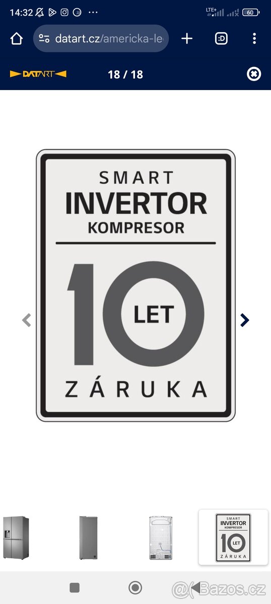 Americká lednice s mrazákem LG