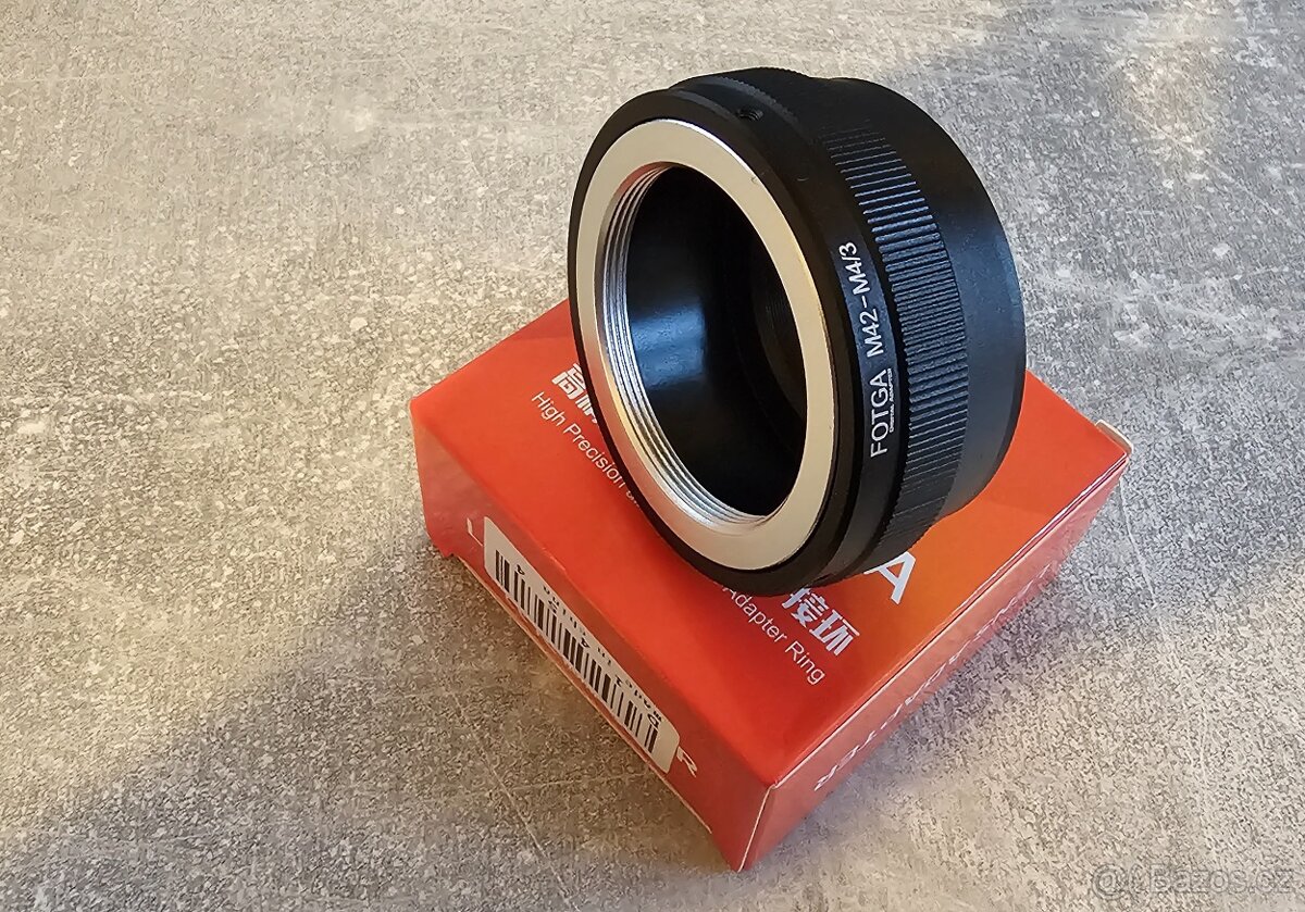 Redukce Olympus Micro 4/3 - objektiv M42