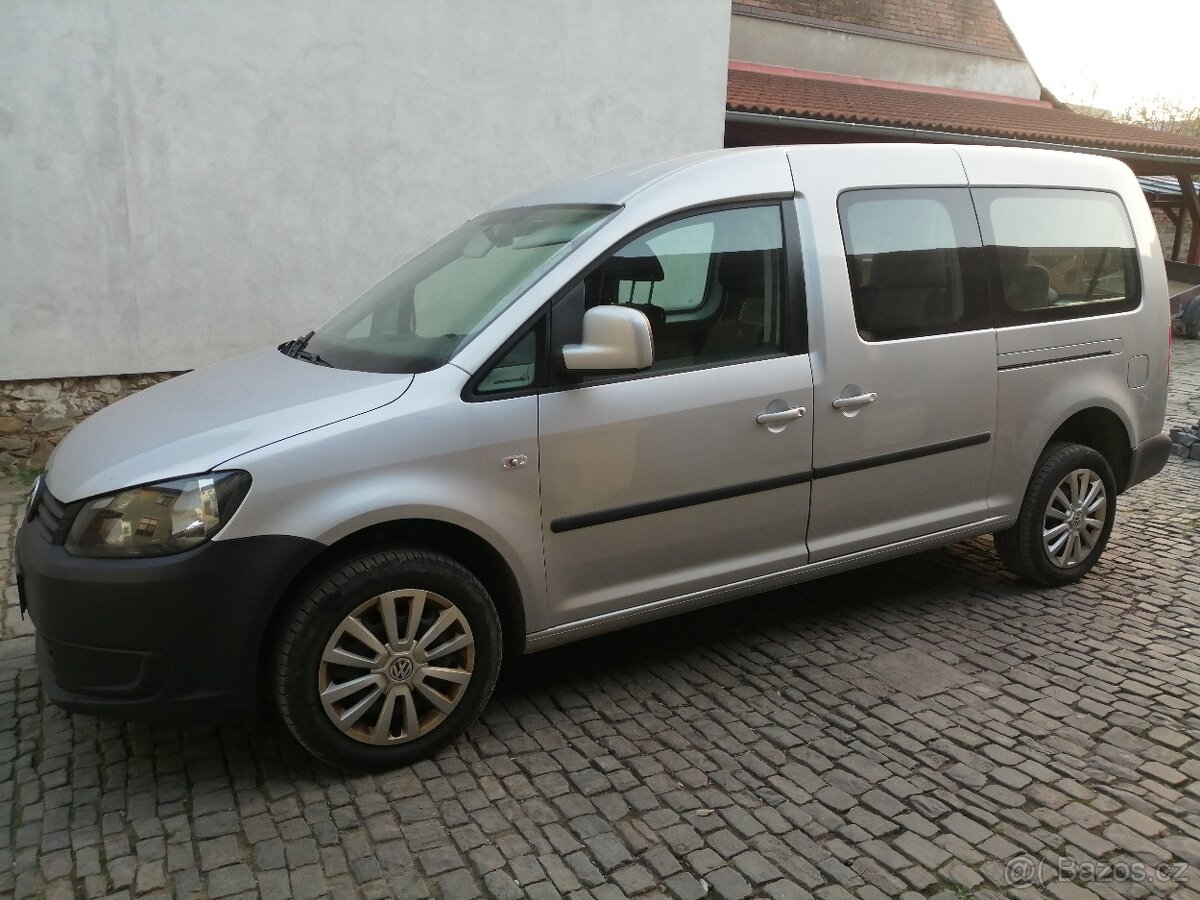 VW Caddy Maxi, r..v. 2013, 2.0TDi, 81kW, 4x4, 7 míst