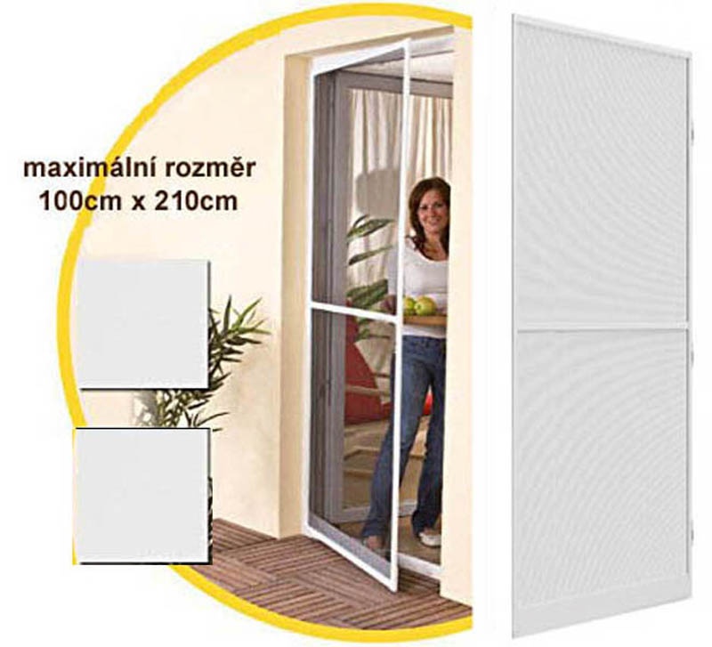 Síť do dveří proti hmyzu - materiál hliník - nová ,nepoužitá