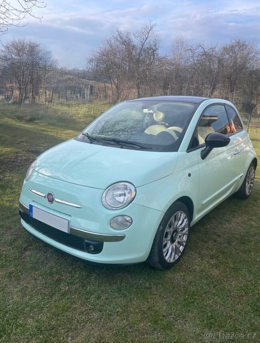 Fiat 500 1.4, nájezd 95t, 74kw, 2010