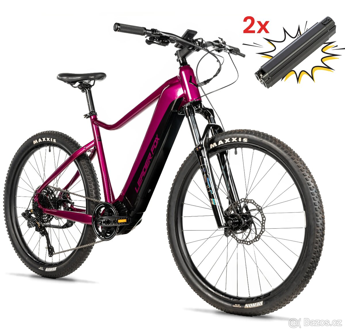 Leader Fox KENT 27,5", BAFANG M510,  2x baterie