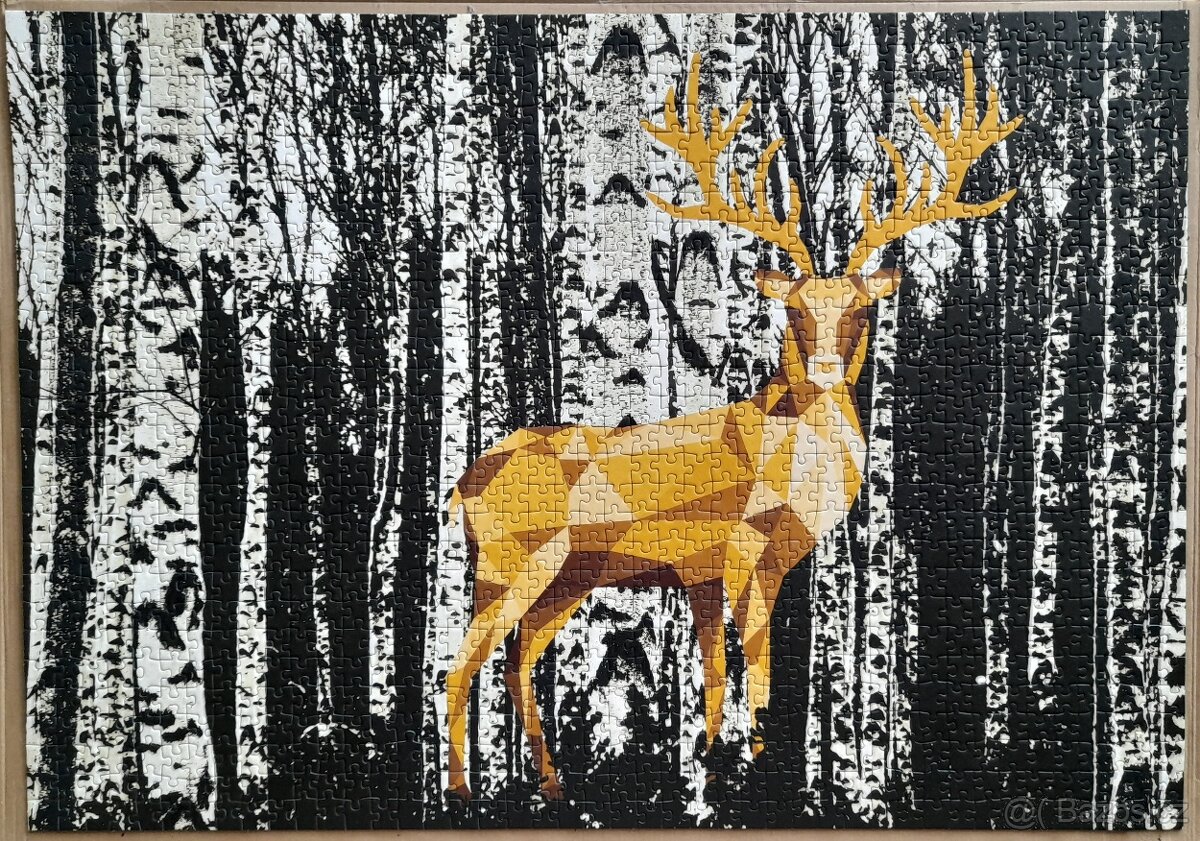 Puzzle s jelenem – 1200 dílků, těžké