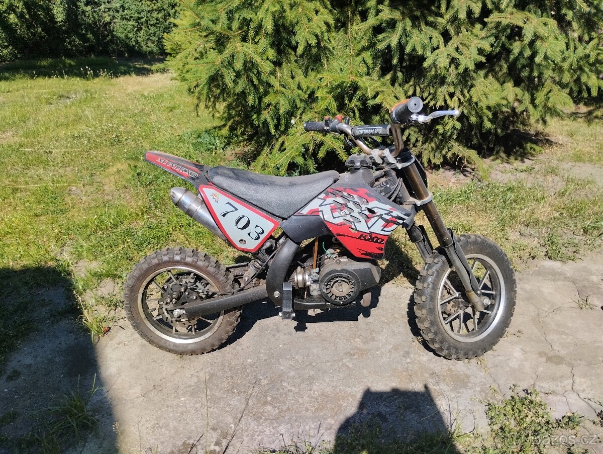 Minicross moto