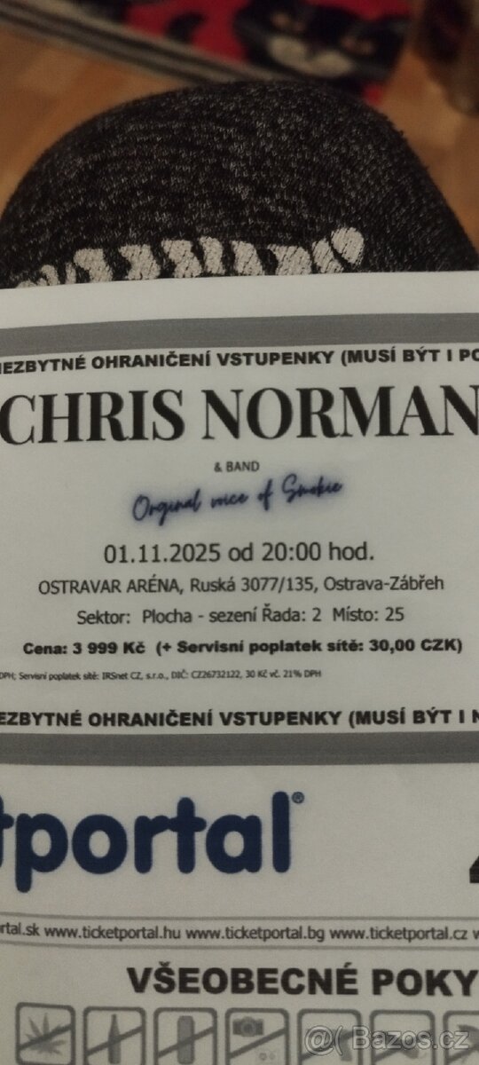 Chris Norman dvě vstupenky za cenu jedné