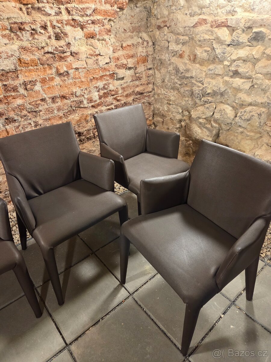 Italské jídelní designové židle B\B Maxalto