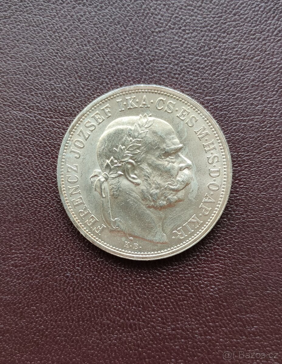 5 koruna 1908 KB FJ I.