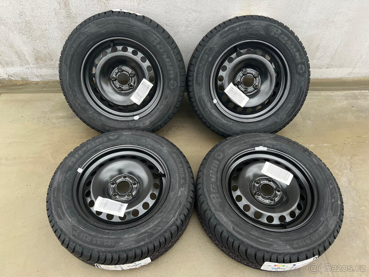 195/65R15 škoda scala 6x15 5x100 ET35 zimní pneu 2025