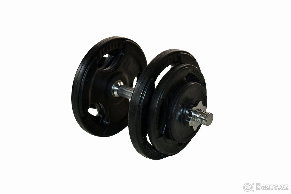 Jednoruční nakládací činka - 19,5 kg