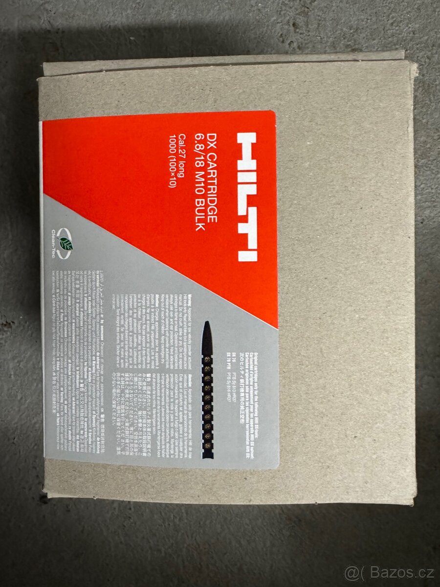 PÁSKOVANÉ NÁBOJKY CLEAN-TEC (DLOUHÉ) 6,8/18 M10