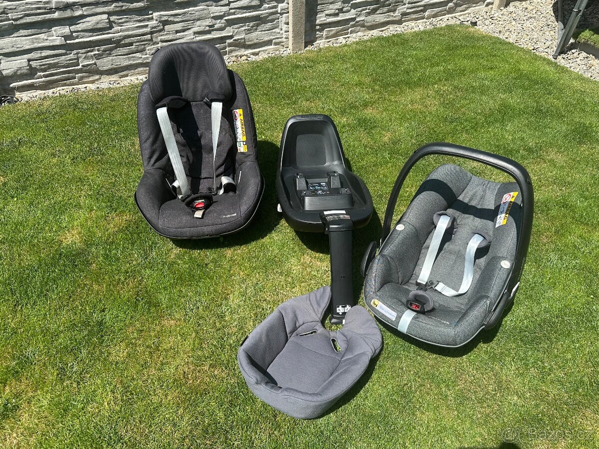 Autosedačka Maxi-Cosi Pebble Plus + 2Way Pearl + základna