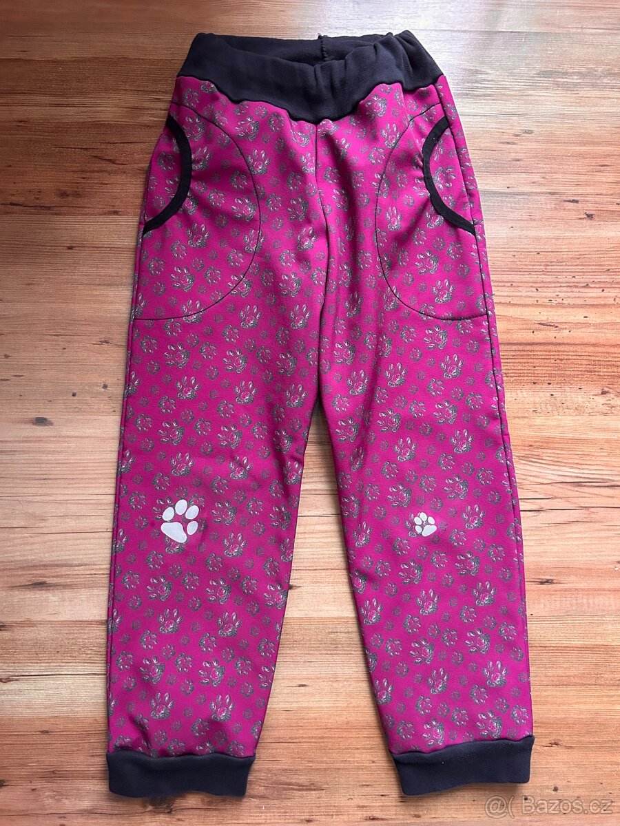 Zimní Softshellove kalhoty