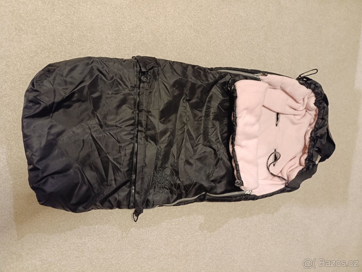 Černo-růžový teplý fusak Emitex