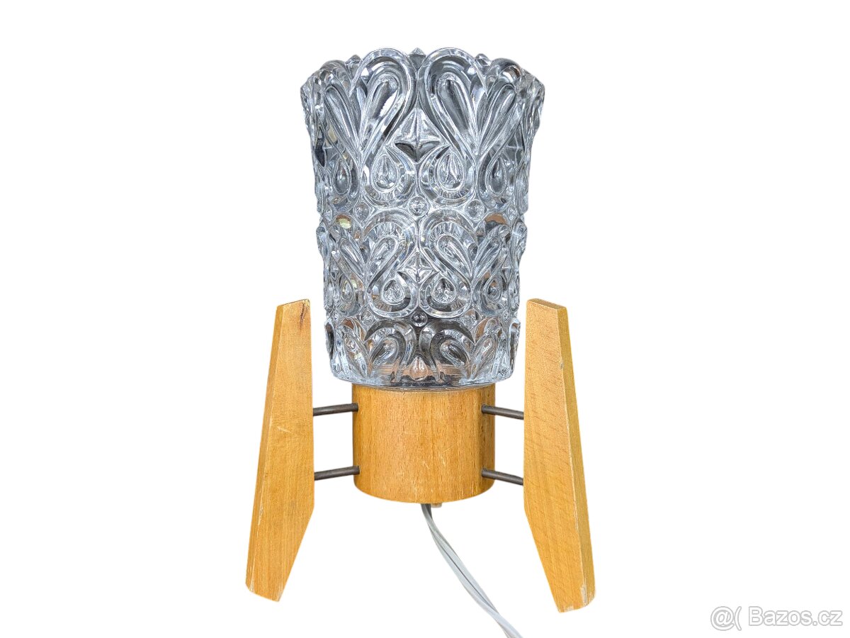 Retro lampička Dřevo Humpolec