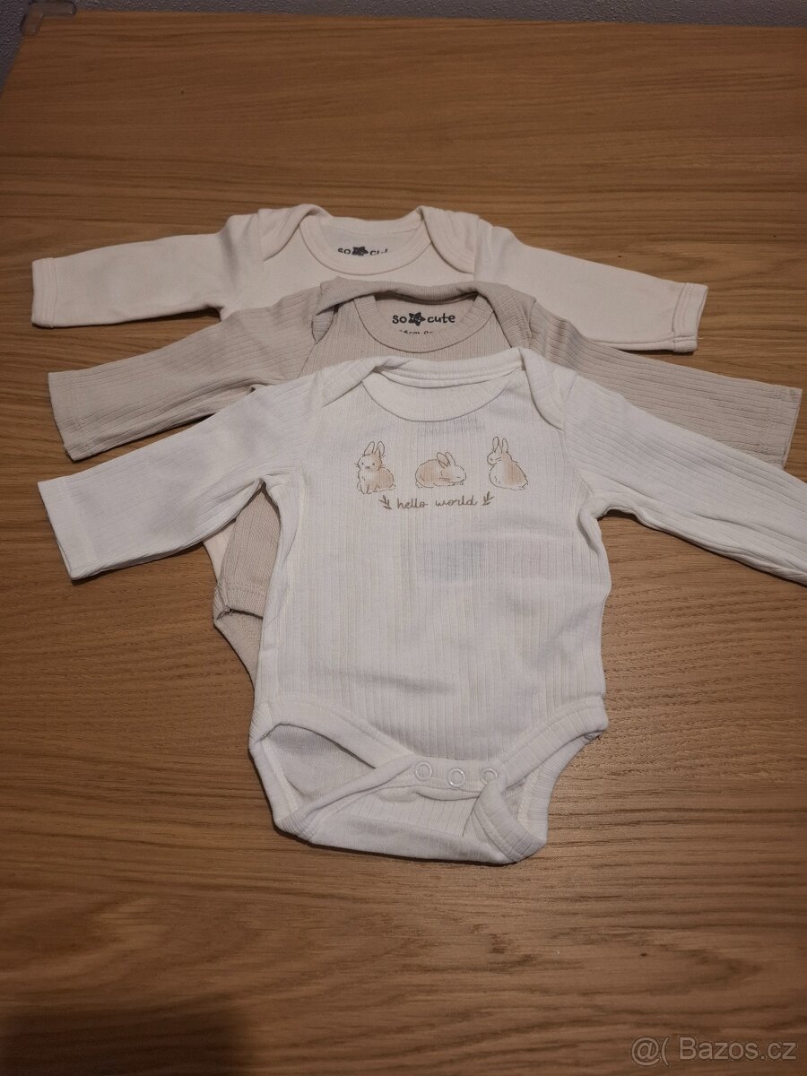 Pepco 3PACK neutrální body 56