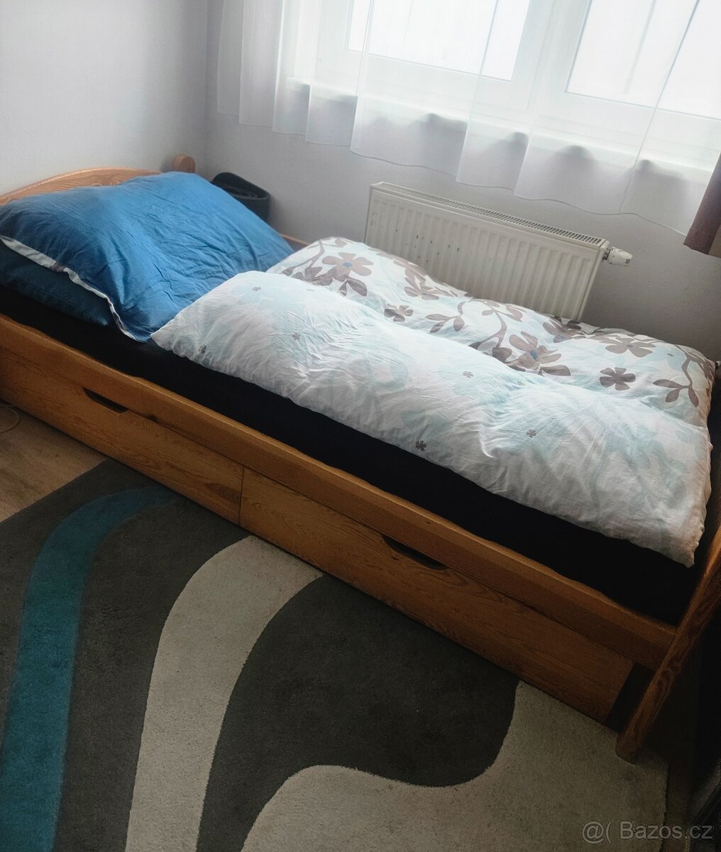 l postel z masivu 90x 200